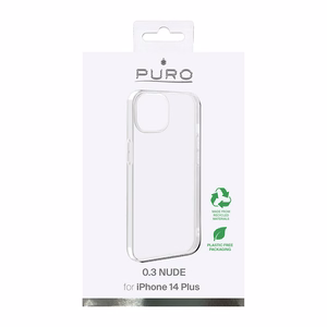 Puro IPC146703NUDETR vāciņš ierīcei iPhone 14 Plus / 15 Plus, caurspīdīgs