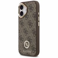 Guess 4G Strass Logo MagSafe viedtālruņa apvalks iPhone 17 - brūns