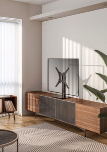 Gembird TVS-D55S-01 Tabletop TV stand (swivel), 23" - 55", melns