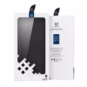 Ādas atveramais un maciņa apvalks Samsung Galaxy Z Fold5 5G Dux Ducis Bril - melns