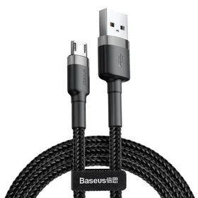 Baseus kabelis Cafule USB - micro USB 3,0m 2A pelēks-melns