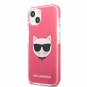 KARL LAGERFELD KLHCP13STPECPI IPHONE 13 MINI 5.4 "MACIŅŠ FUCHSIA/FUSCHIA CHOUPETTE HEAD