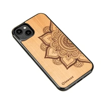 Bewood Mandala Apple Tree Koka viedtālruņa apvalks iPhone 14 Plus - Gaiši brūns