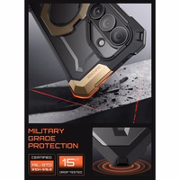 Supcase UB Grip Mag MagSafe futrālis Samsung Galaxy S26 - Melns un brūns