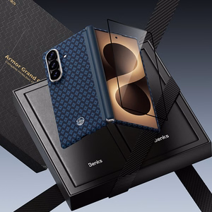 Benks Magnetic Armor Grid Air Grand Combo maciņš (C.K.FL.SA.BE.0051) Samsung Galaxy Z Fold 8 Ultra, zils