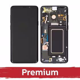 LCD displejs saderīgs ar Samsung G965 S9 Plus ar rāmi / Midnight Black / OEM