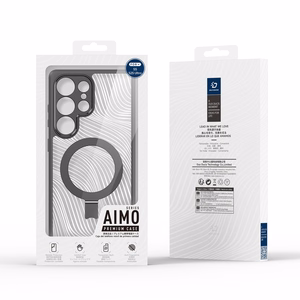 DUX DUCIS AIMO MAG viedtālruņa apvalks saderīgs ar MagSafe SAMSUNG S25 Ultra melns