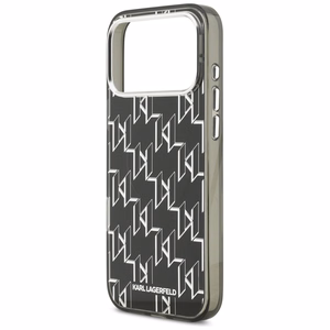 Karl Lagerfeld IML KL Monogramma Magnētiskais apvalks iPhone 17 Pro Max - melns