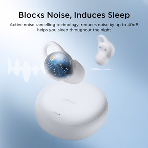 TWS Joyroom JR-TS2 Cozydots Series bezvadu austiņas ar aktīvo trokšņu slāpēšanu, Bluetooth 5.3 - baltas
