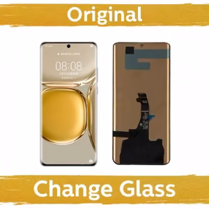 LCD displejs saderīgs ar Huawei P50 Pro melns (Atjaunots: Ķīna)(versija bez rāmja)