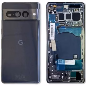 Aizmugures vāks Google Pixel 7 Pro melns oriģināls (lietots Grade C)