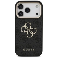 Guess 4G Big 4G Classic Logo viedtālruņa apvalks iPhone 17 Pro - melns un zelta