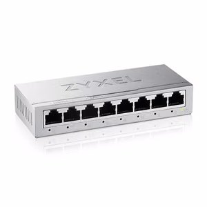 Zyxel GS-108BV5-EU0101F – nepārvaldāms L2, gigabitu Ethernet, tīkla komutators