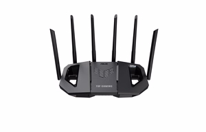 ASUS Router 6500 Mbps Mesh Wi-Fi 6 Wi-Fi 7 IEEE 802.11a IEEE 802.11b IEEE 802.11g IEEE 802.11ac IEEE 802.11ax USB 3.2 3x2.5GbE 1x2.5GbE Number of antennas 6 TUFGAMINGBE6500 (Wireless Router)