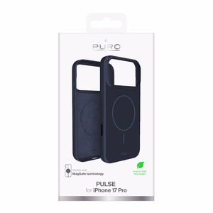 Puro Pulse aizsargapvalks iPhone 17 Pro polikarbonāts - tumši zils