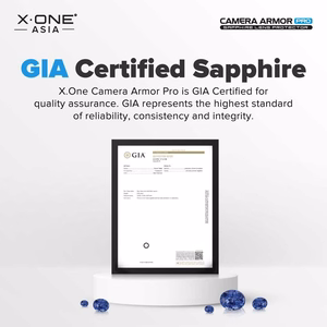X-ONE Sapphire Camera Armor Pro - iPhone 17 Pro Max kameras aizsargs - sudraba