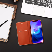 LUNA Grāmata Zelta SAMSUNG A54 5G sarkana