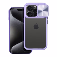 SLIDER viedtālruņa apvalks IPHONE 15 Pro Max violets