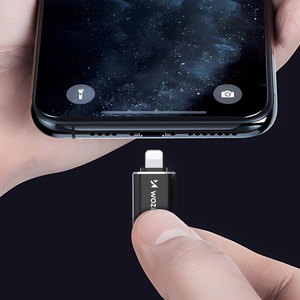Wozinsky WALC-01 Lightning uz USB-C adapteris – melns
