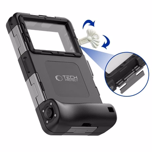 TECH-PROTECT IPX8 UNIVERSĀLS DIVING Ūdensizturīgs maciņš MELNS