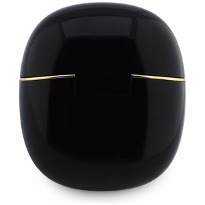Bezvadu TWS austiņas Guess Glossy Gold Line Classic, melnas