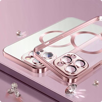 Tech-Protect MagShine Line MagSafe iPhone 13 apvalks - rozā