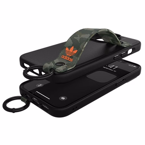 Adidas OR Viedtālruņa apvalks ar siksniņu iPhone 13 Pro /13 6.1" melns-zaļš/melns-zaļš 47111