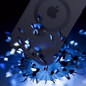 3mk Smoke viedtālruņa apvalks Magnētiskais ar statīvu Apple iPhone 16 pro max - melns