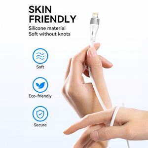 Wozinsky WSTCL1 Lightning / USB-C PD 27W kabelis 1m - balts