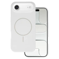 Magsafe Slim Silicone maciņš iPhone 17 Air balts