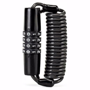 Rockbros T609 1.5 m velosipēda slēdzene ar kodu - melna
