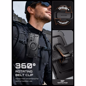 Supcase Unicorn Beetle Pro Mag MagSafe 2 komplektu futrālis Samsung Galaxy S26 - melns