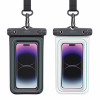 USAMS Ūdensizturīgs maciņš 6.7" IP68 balts FSD1302 (US-YD013)