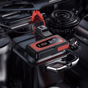 Portatīvais lādētājs Hoco 10000 mAh 2A ar automobiļa avārijas starteri QS3 melns