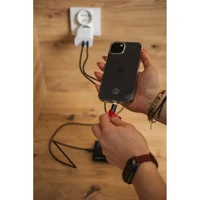 FORCELL F-ENERGY C338 kabelis Type C uz Type C PD QC4.0 3A 60W 1 m melns