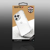 Raptic X-Doria Clearvue Viedtālruņa apvalks iPhone 14 Pro Max - caurspīdīgs