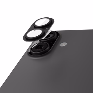 Etteri full camera lens guard for iPhone 17 melns