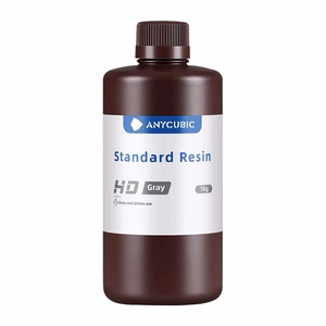 ANYCUBIC Standard Resin HD standarta sveķi, pelēki