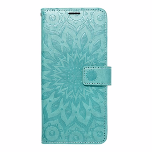 MEZZO grāmatu viedtālruņa apvalks IPHONE 17 mandala zaļa