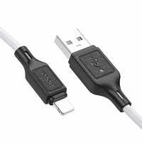 Kabelis USB-A uz Lightning Hoco 2,4A 1 m X90 balts