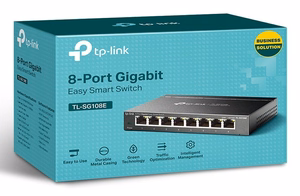 TP-Link 8 portu Gigabit Easy Smart slēdzis