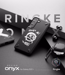 Ringke Onyx Design прочный чехол для Samsung Galaxy S22+ (S22 Plus) чёрный (X)