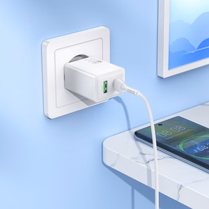 Charger Hoco N71 30W GaN USB-C/USB-A white