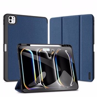 Phone Maciņš Dux Ducis "Domo" priekš Apple iPad Air 13 (2025) / Air 13 (2024) / iPad Pro 12.9 (2018 / 2020 / 2021 / 2022) Zils