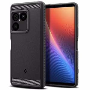 Spigen Rugged Armor maciņš modelim Sony Xperia 1 VIII – matēti melns