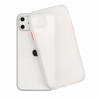 Vennus Color Button Bumper viedtālruņa apvalks Iphone 6/6S caurspīdīgs