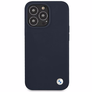 Чехол BMW BMHCP13LSILNA для iPhone 13 Pro / 13 6,1" тёмно-синий Silicone Signature