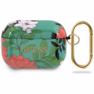 Guess GUACAPTPUBKFL01 AirPods Pro cover green/green N.1 Flower Collection