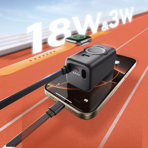 Joyroom JR-W13 5000mAh внешний аккумулятор с зарядкой Apple Watch (чёрный)