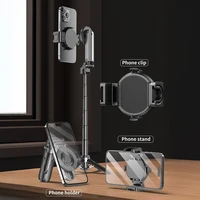 Blavec Selfie statīvs Alumīnija Coco Mini P-05 MagSafe statīvs + attālās vadības pults + turētājs 0,41 metri - melns